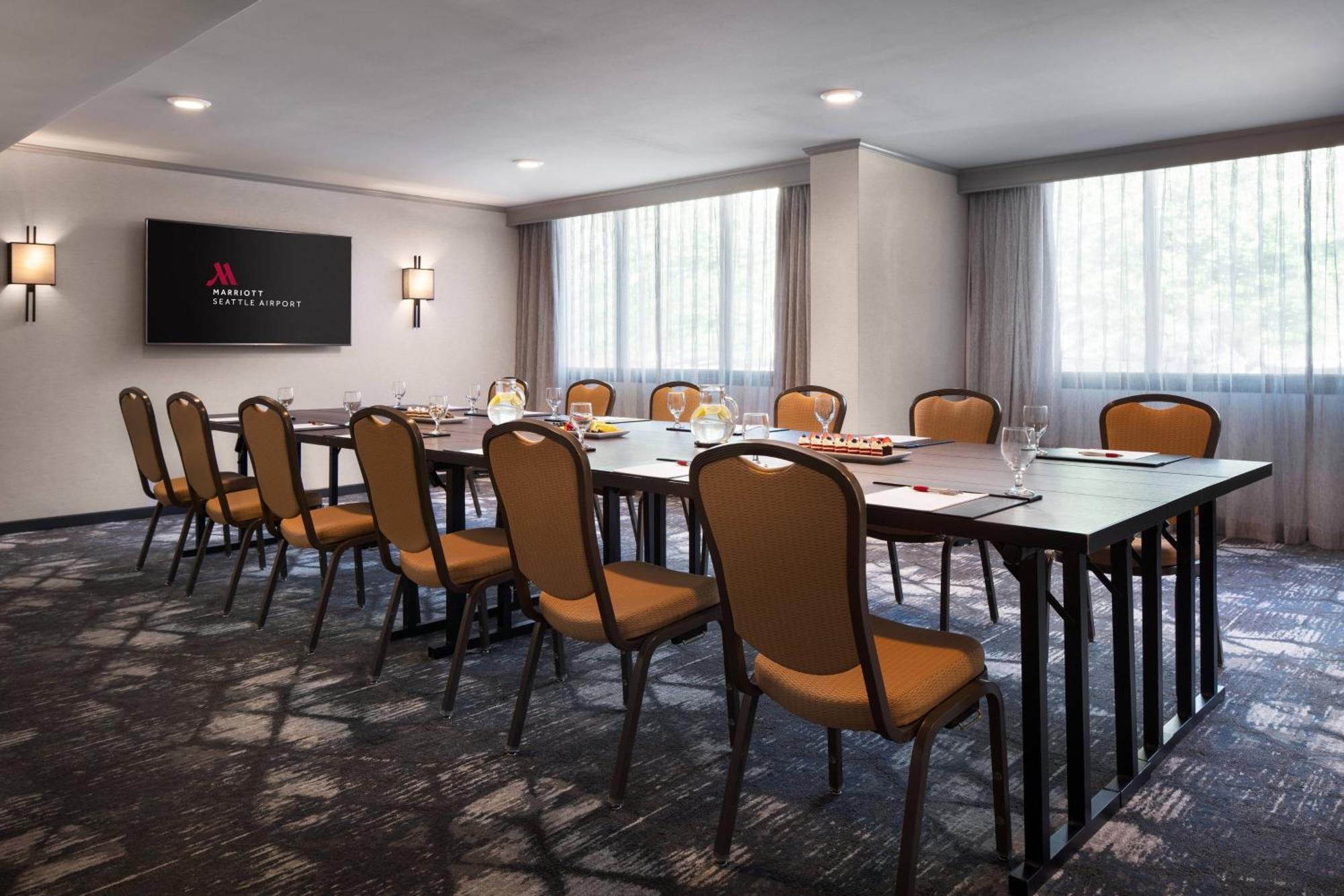 Hotel Seattle Airport Marriott SeaTac Zewnętrze zdjęcie